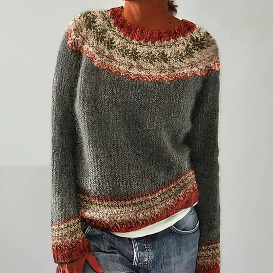 METTE™ PULL AUTOMNAL RÉTRO POUR UN STYLE COSY ET CHIC