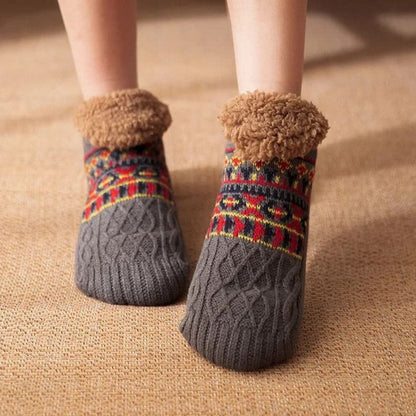 CHALEUR DOUCE™ – CHAUSSETTES THERMIQUES ANTIDÉRAPANTES POUR NOËL